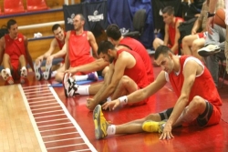 Prvi trening crveno-belih