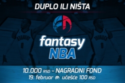 Fantasy NBA: Duplo ili ni&scaron;ta